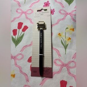 New Typewriter Top Black Pen - "I WILL WRITE MY BOOK"